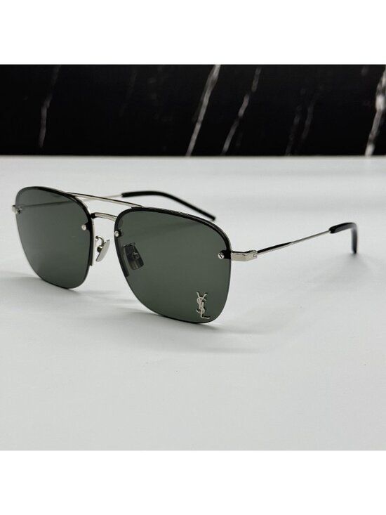Saint Laurent SL309M 006 Unisex Pilot Frame Sunglasses main image 5